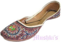beaded slipper - click here for large view